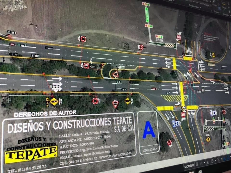 Diseño de carretera por ingenieros TEPATE