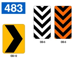 Señales preventivas tipo SP instaladas en carretera federal